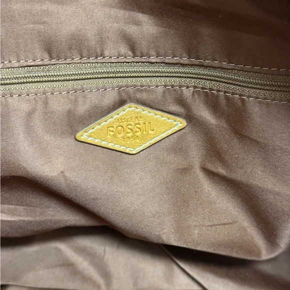 Fossil Eliza Overnight Maroon Duffle Bag - Picture 5 of 6